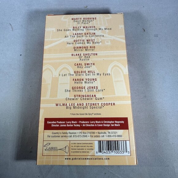 Grand Ole Opry Family Reunion Volume 3 VHS Marty Robbins Blake Shelton Gabriel - Picture 2 of 3